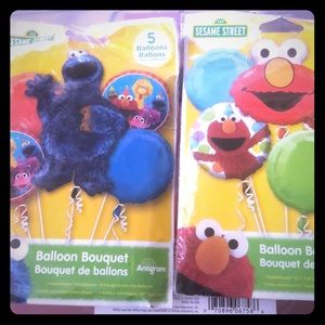 Sesame Street Foil 5 pk balloons